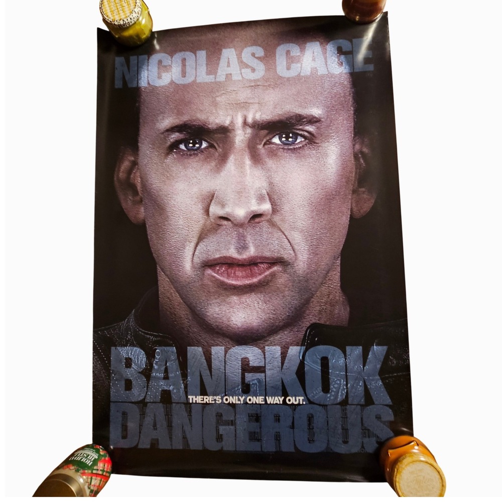 Bangkok Dangerous 2008 Original Advance Movie Poster 27x40 Nicolas Cage‎ D/S